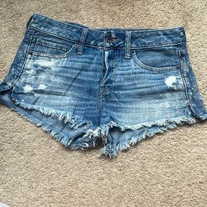Distressed Abercrombie shorts